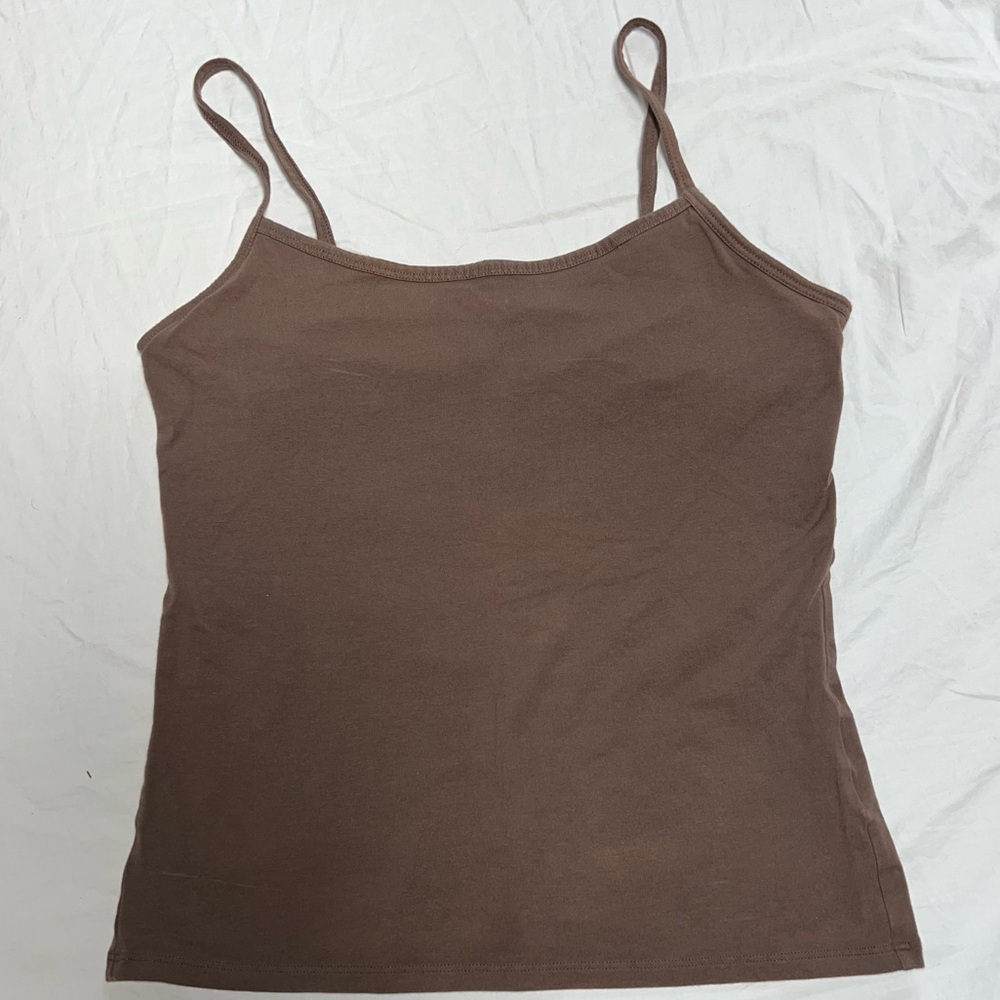 VS “bra top” taupe colored camisole tank top